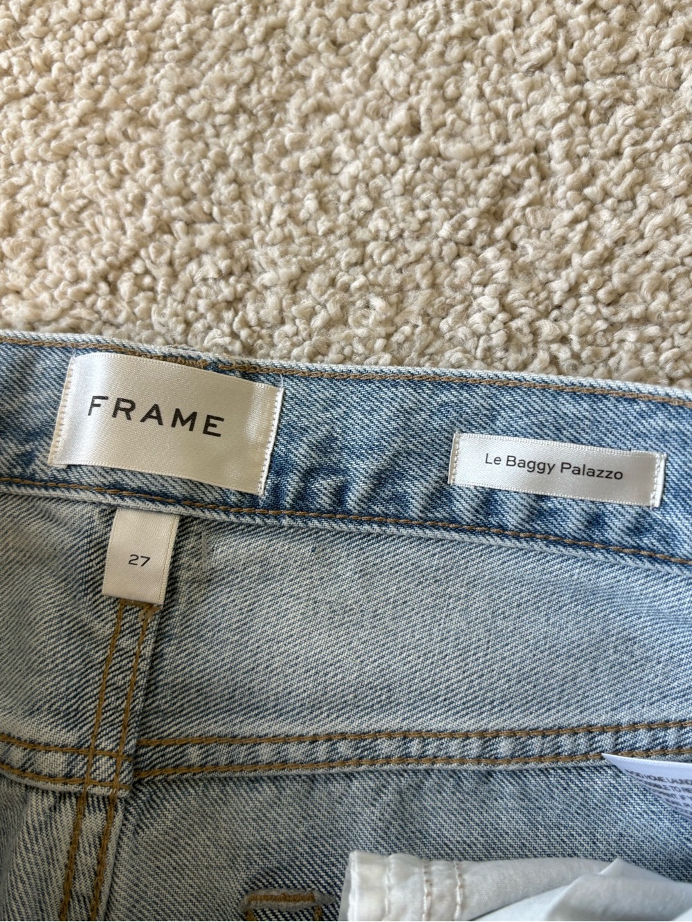 Frame Le Baggy Palazzo Jeans - Picture 9 of 10